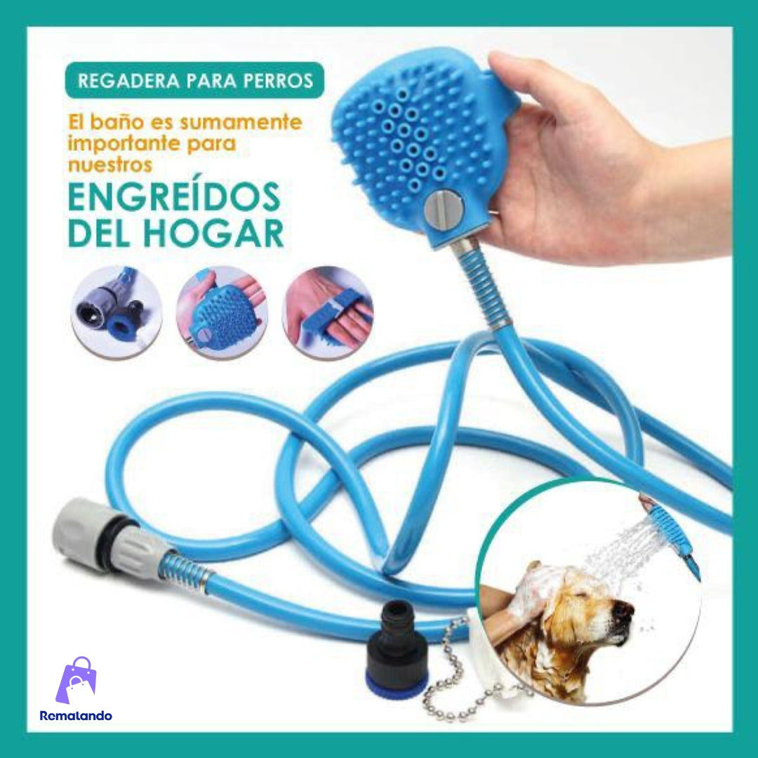 AGUAPET® - Manguera de baño y masajeador para tu mascota