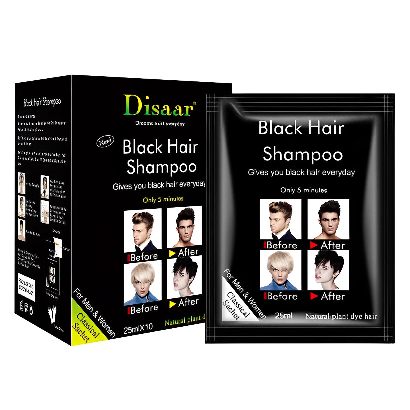 Dissar™ Shampoo Anticanas - Negro