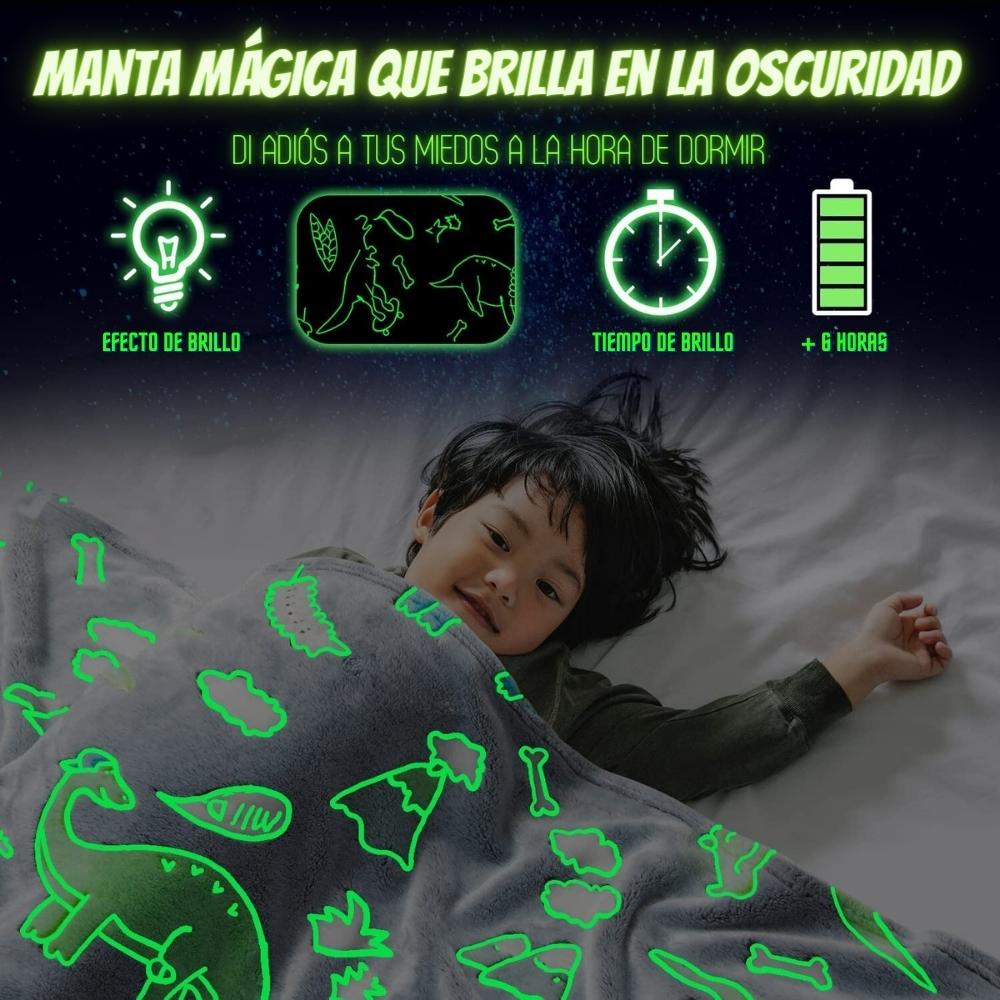 MANTA MÁGICA® Que Brilla En La Oscuridad